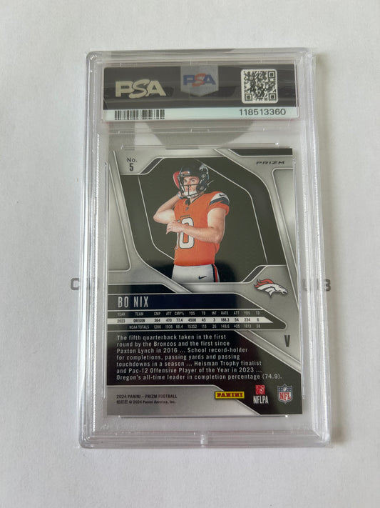2024 Panini Prizm Bo Nix Rookie Variation