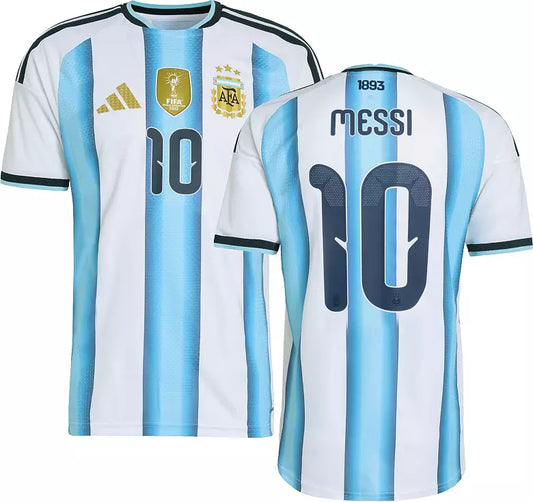 2026 World Cup Argentina Lionel Messi Home Jersey