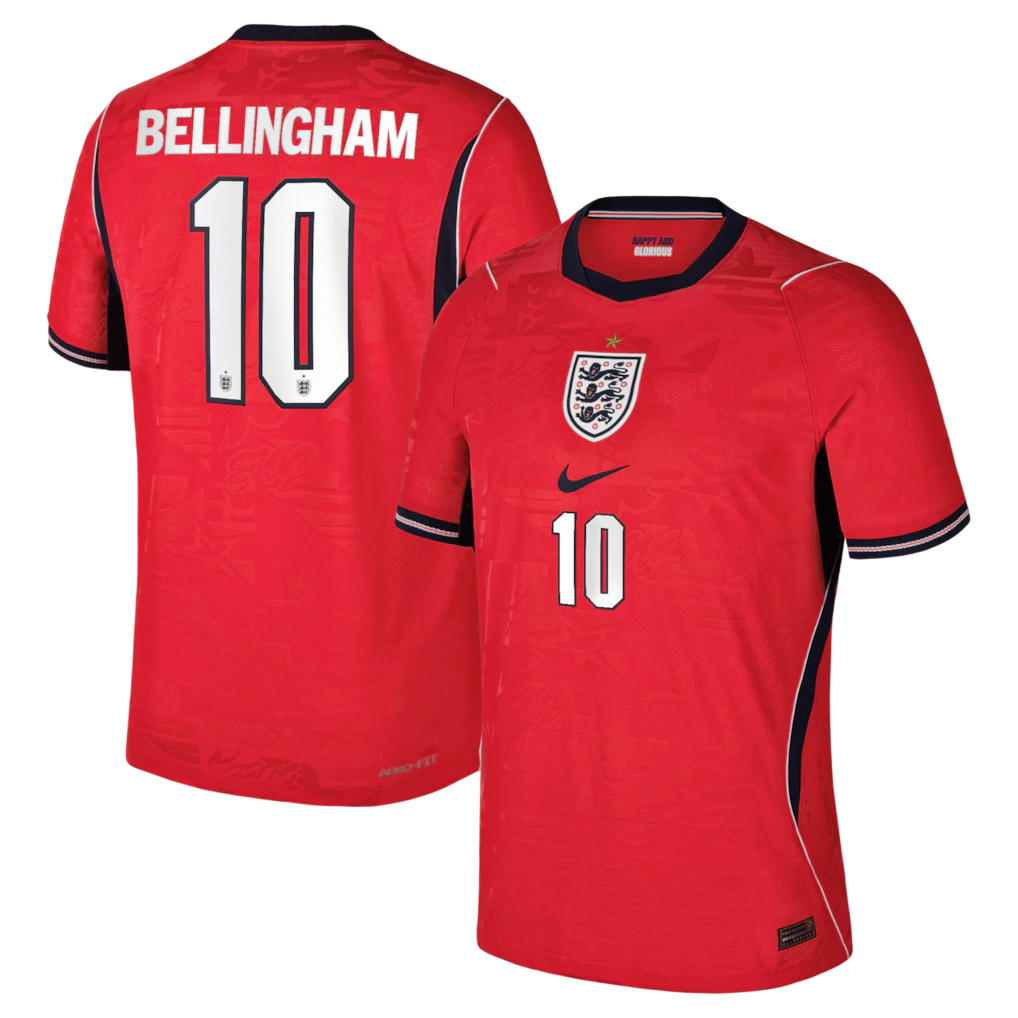 2026 World Cup England Jude Bellingham Away Jersey