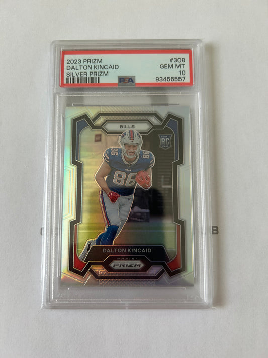 2023 Panini Prizm Dalton Kincaid Rookie Card Silver
