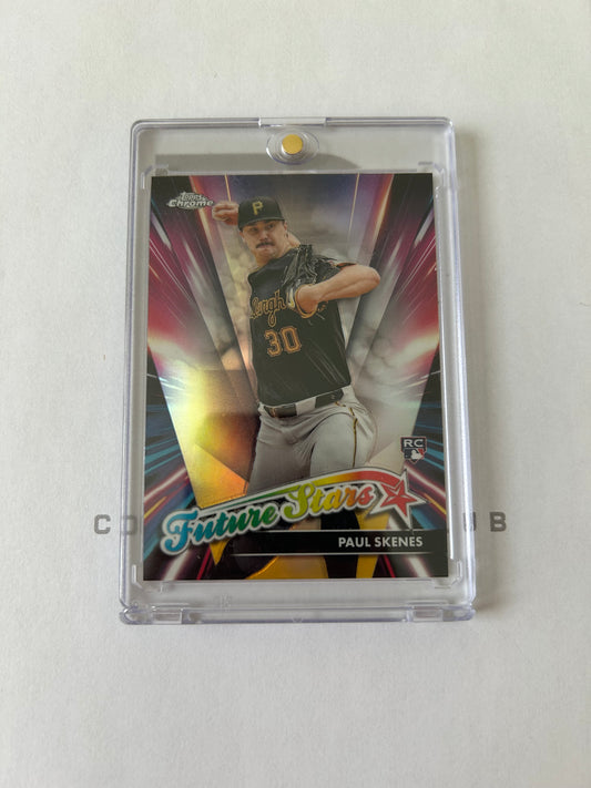2024 Topps Chrome Paul Skenes Rookie Card Future Stars